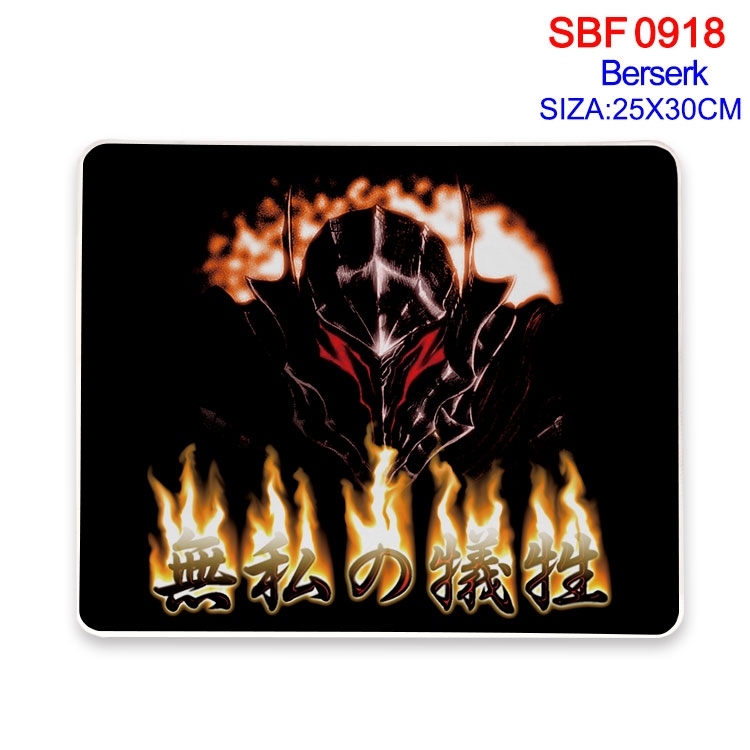 Berserk Anime peripheral edge lock mouse pad 25X30cm  SBF-918