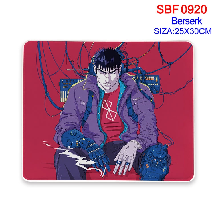 Berserk Anime peripheral edge lock mouse pad 25X30cm SBF-920