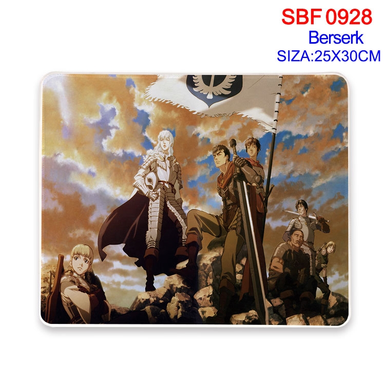 Berserk Anime peripheral edge lock mouse pad 25X30cm  SBF-928