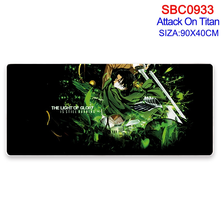 Shingeki no Kyojin Anime peripheral edge lock mouse pad 90X40CM SBC-933