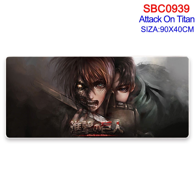 Shingeki no Kyojin Anime peripheral edge lock mouse pad 90X40CM SBC-939