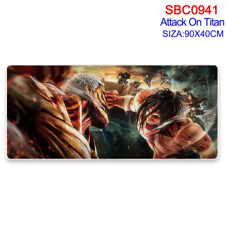 Shingeki no Kyojin Anime peripheral edge lock mouse pad 90X40CM SBC-941