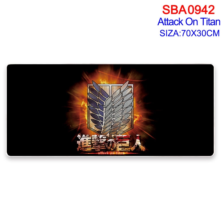 Shingeki no Kyojin Animation peripheral locking mouse pad 70X30cm SBA-942