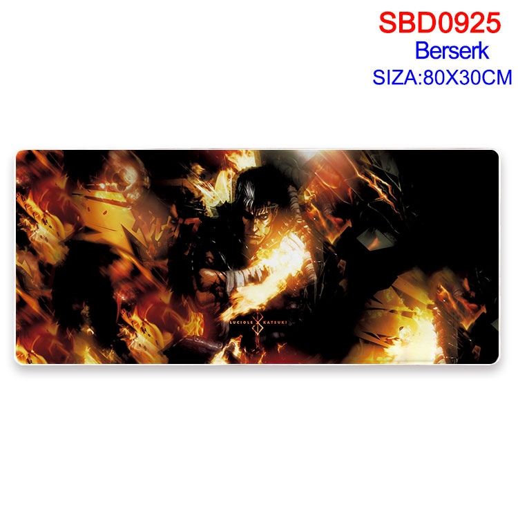 Berserk Animation peripheral locking mouse pad 80X30cm  SBD-925