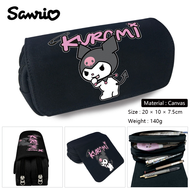 BLUE LOCK Anime Multi-Function Double Zipper Canvas Cosmetic Bag Pen Case 20x10x7.5cm