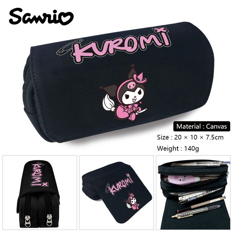 BLUE LOCK Anime Multi-Function Double Zipper Canvas Cosmetic Bag Pen Case 20x10x7.5cm