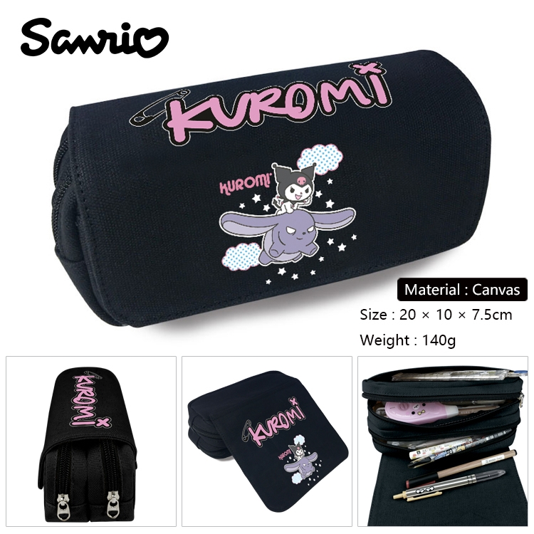 BLUE LOCK Anime Multi-Function Double Zipper Canvas Cosmetic Bag Pen Case 20x10x7.5cm