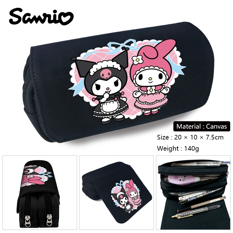 BLUE LOCK Anime Multi-Function Double Zipper Canvas Cosmetic Bag Pen Case 20x10x7.5cm