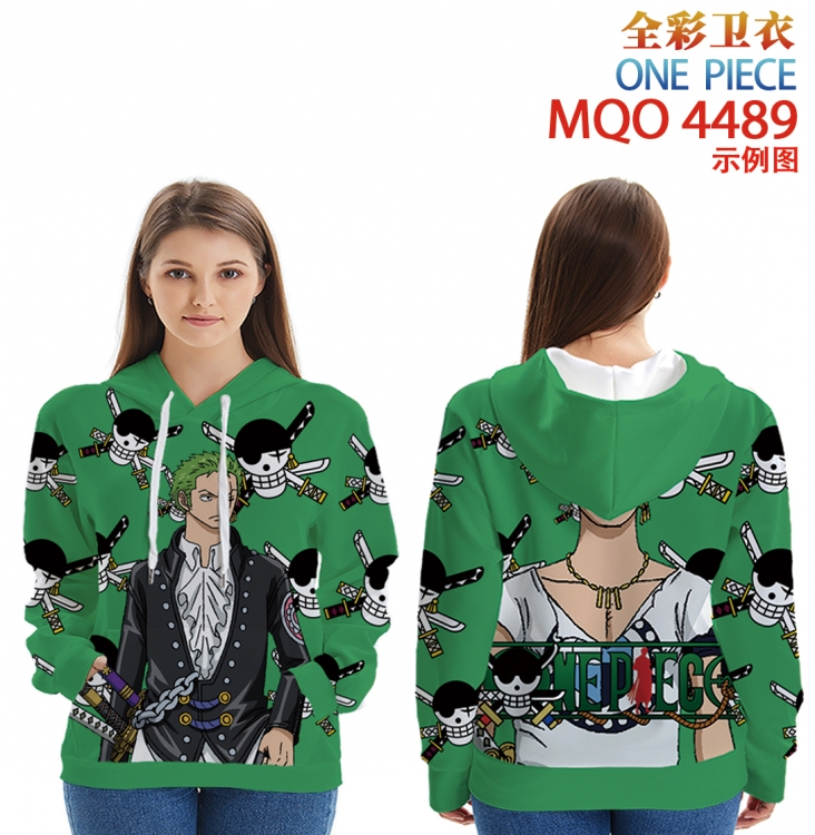 One Piece Long Sleeve Hooded Full Color Patch Pocket Sweatshirt from XXS to 4XL MQO-4489