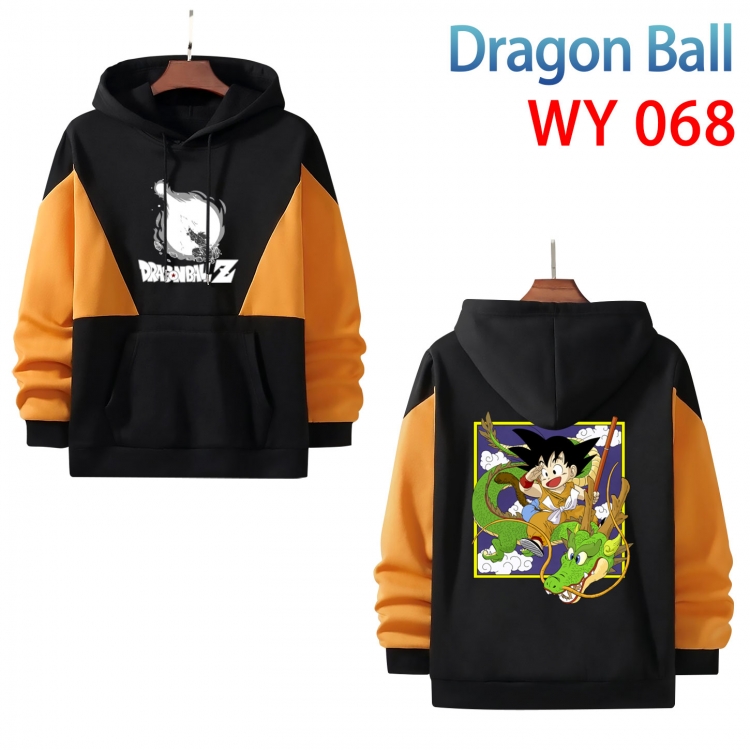 DRAGON BALL Anime color contrast patch pocket sweater  from S to 3XL WY-68-2