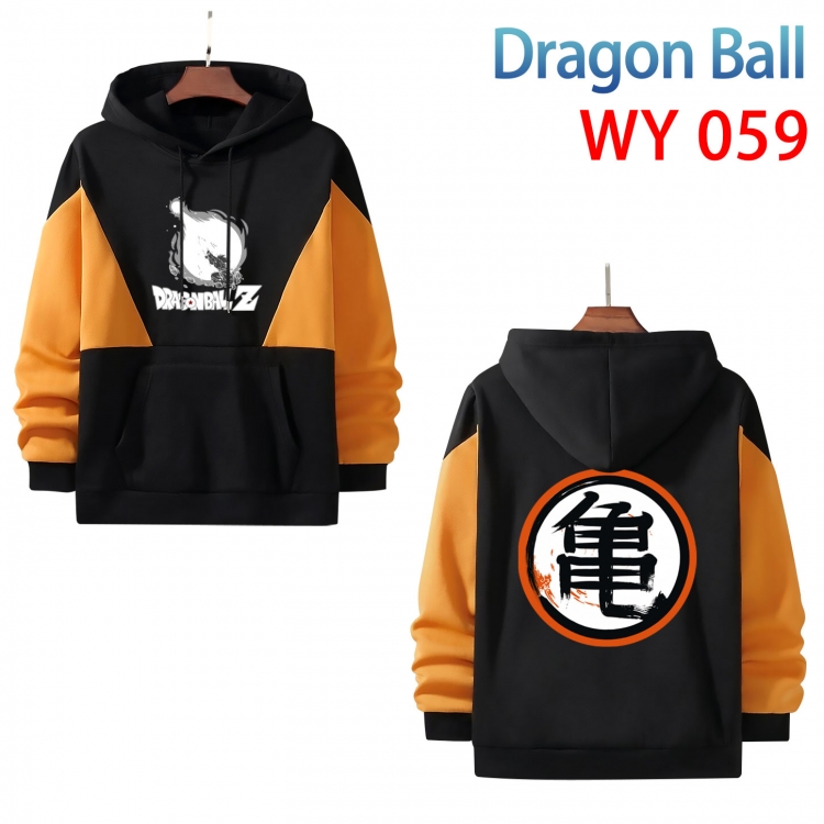 DRAGON BALL Anime color contrast patch pocket sweater  from S to 3XL WY-59-2