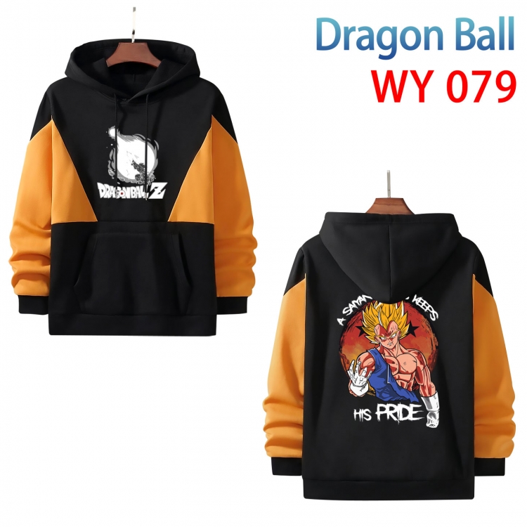 DRAGON BALL Anime color contrast patch pocket sweater  from S to 3XL WY-79-2