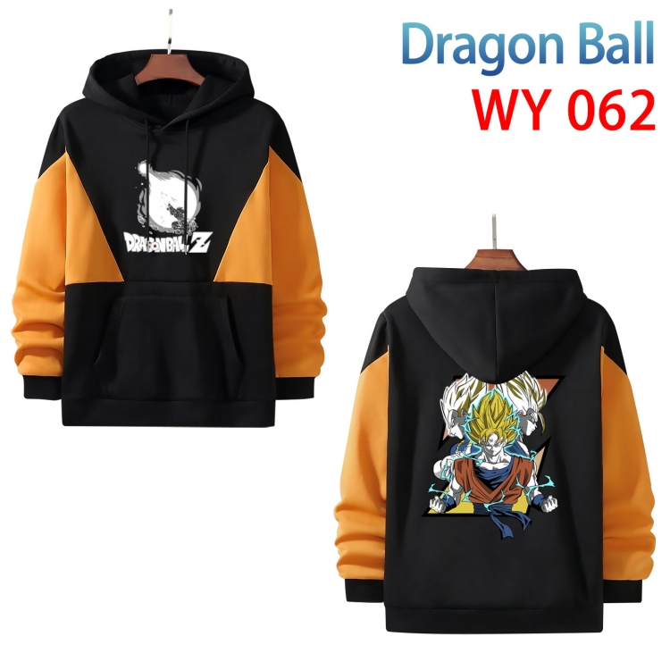 DRAGON BALL Anime color contrast patch pocket sweater  from S to 3XL WY-62-2