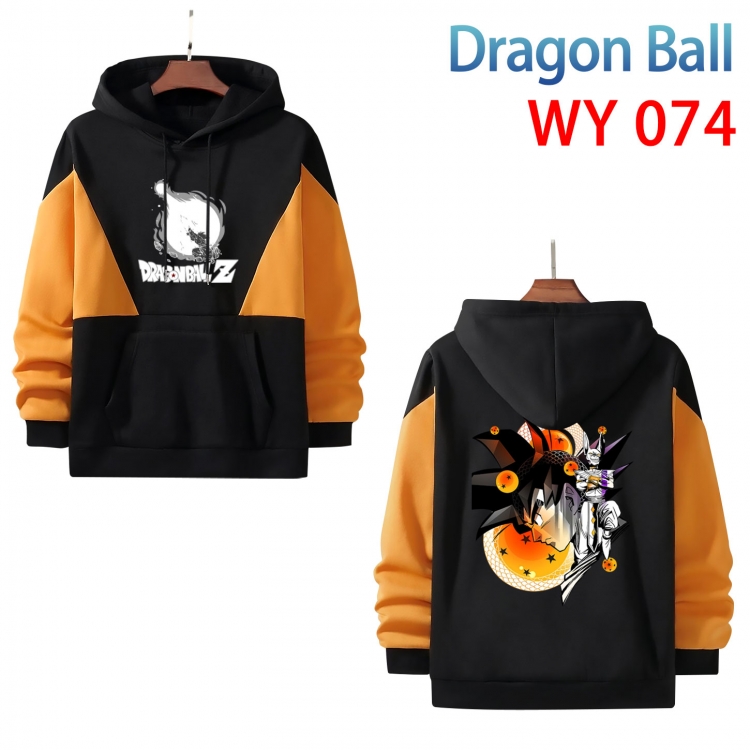 DRAGON BALL Anime color contrast patch pocket sweater  from S to 3XL WY-74-2