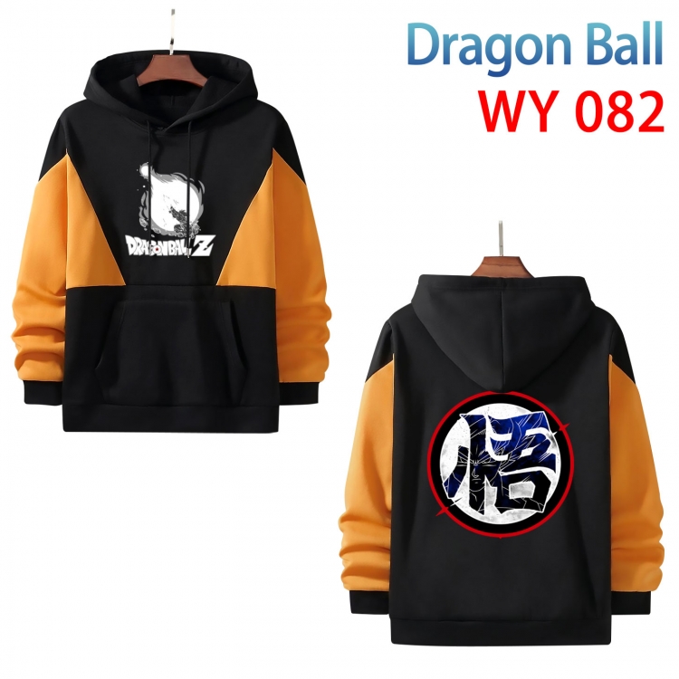 DRAGON BALL Anime color contrast patch pocket sweater  from S to 3XL WY-82-2