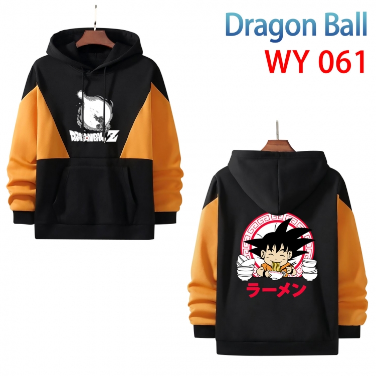 DRAGON BALL Anime color contrast patch pocket sweater  from S to 3XL WY-61-2