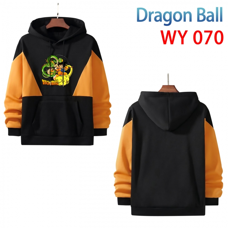 DRAGON BALL Anime color contrast patch pocket sweater  from S to 3XL  WY-70-2