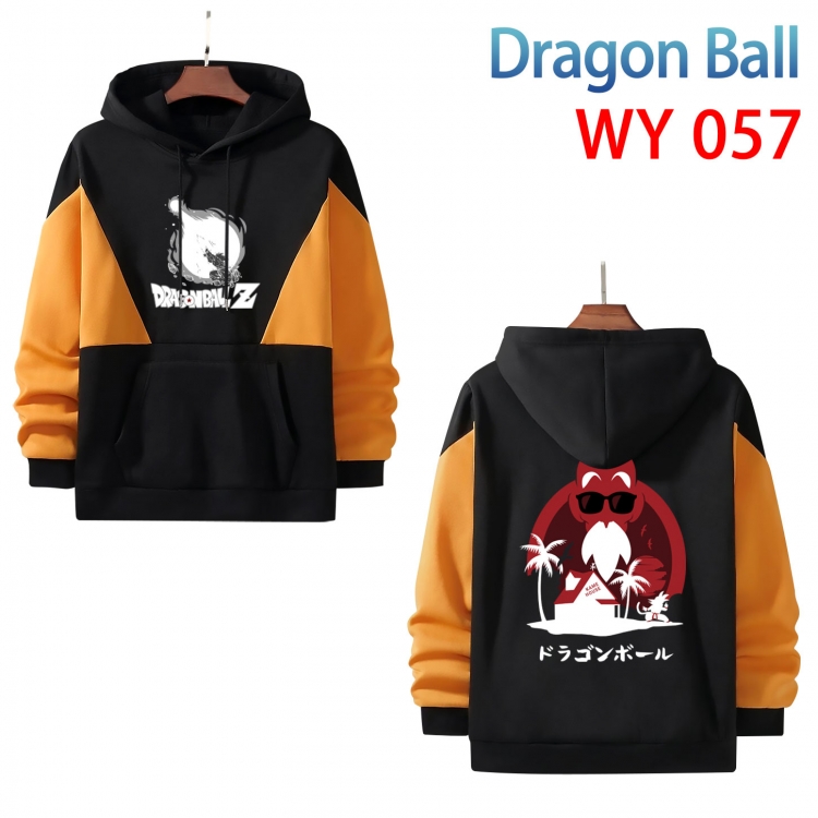 DRAGON BALL Anime color contrast patch pocket sweater  from S to 3XL WY-57-2