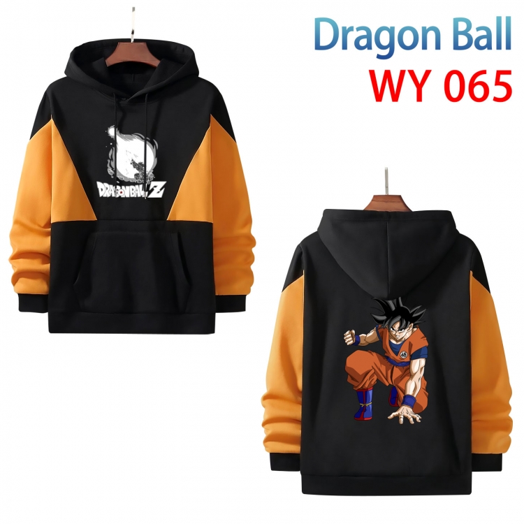 DRAGON BALL Anime color contrast patch pocket sweater  from S to 3XL WY-65-2