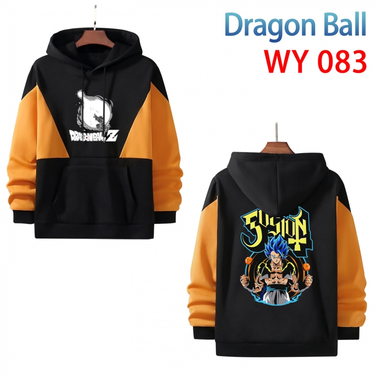 DRAGON BALL Anime color contrast patch pocket sweater  from S to 3XL WY-83-2