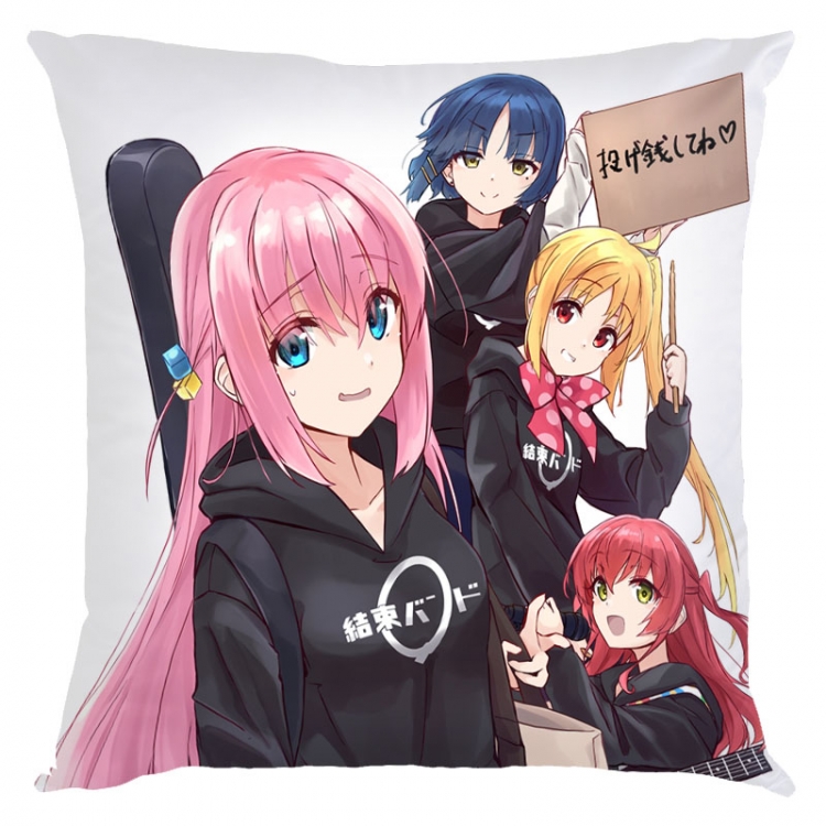 Lonely Rock Anime square full-color pillow cushion 45X45CM NO FILLING  G5-16