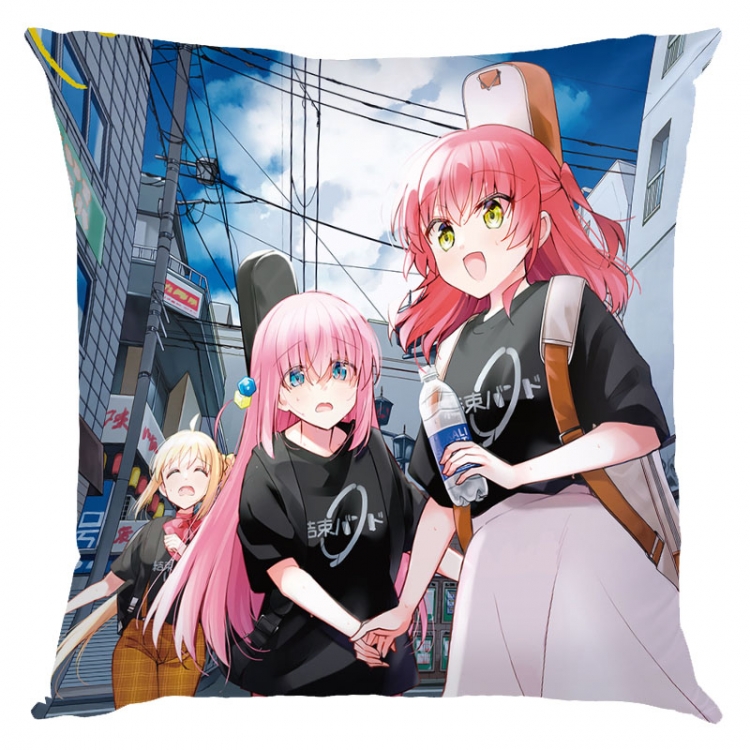 Lonely Rock Anime square full-color pillow cushion 45X45CM NO FILLING G5-8