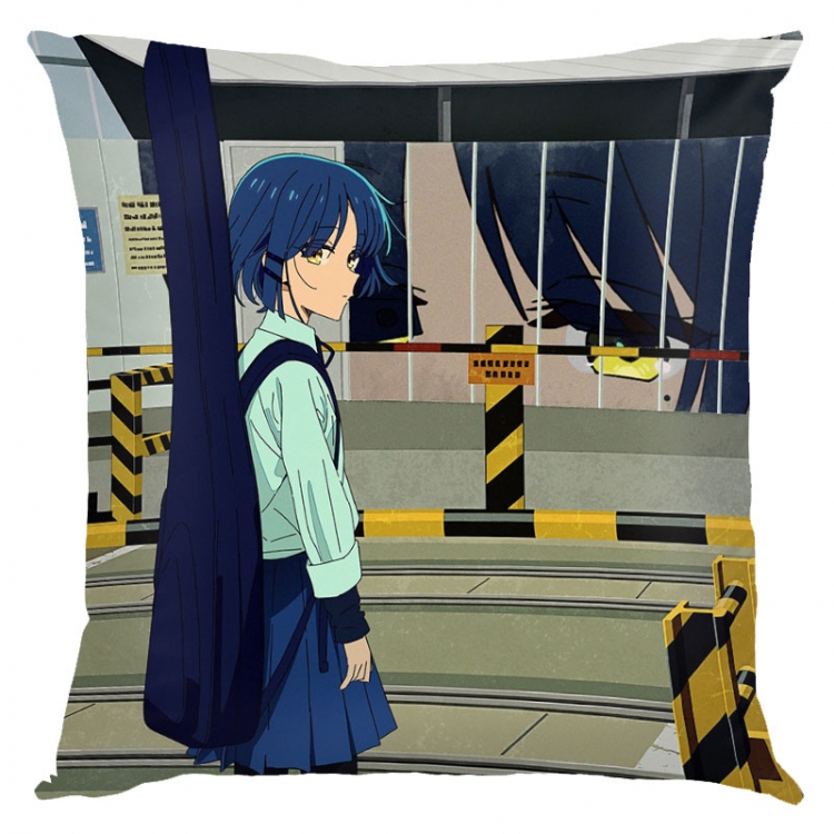 Lonely Rock Anime square full-color pillow cushion 45X45CM NO FILLING  G5-50