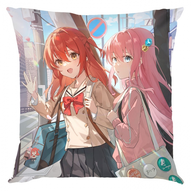 Lonely Rock Anime square full-color pillow cushion 45X45CM NO FILLING G5-28