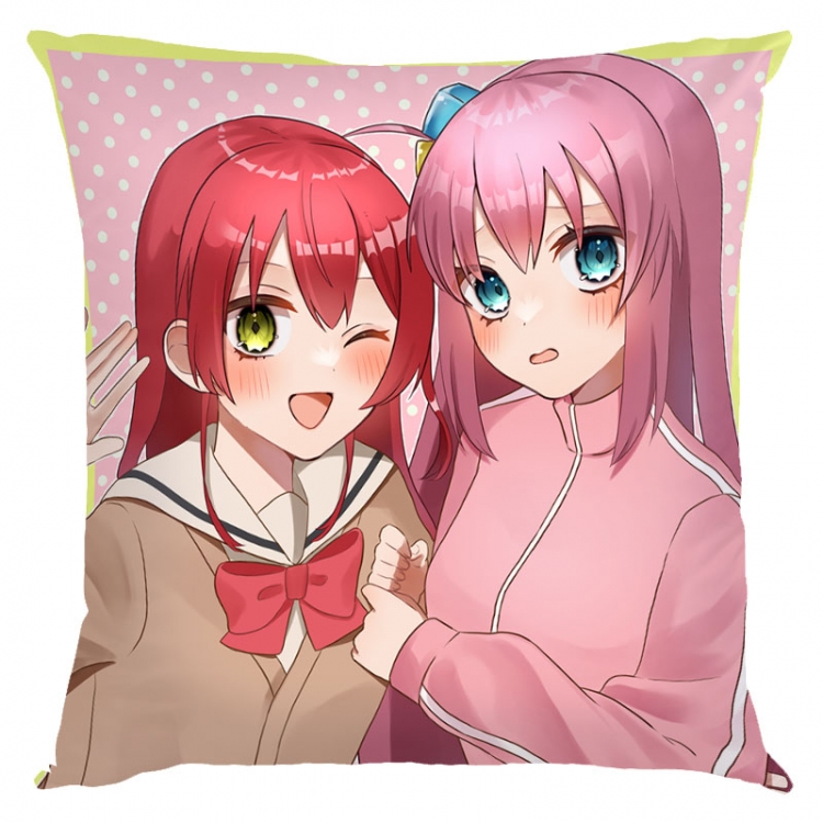 Lonely Rock Anime square full-color pillow cushion 45X45CM NO FILLING  G5-32