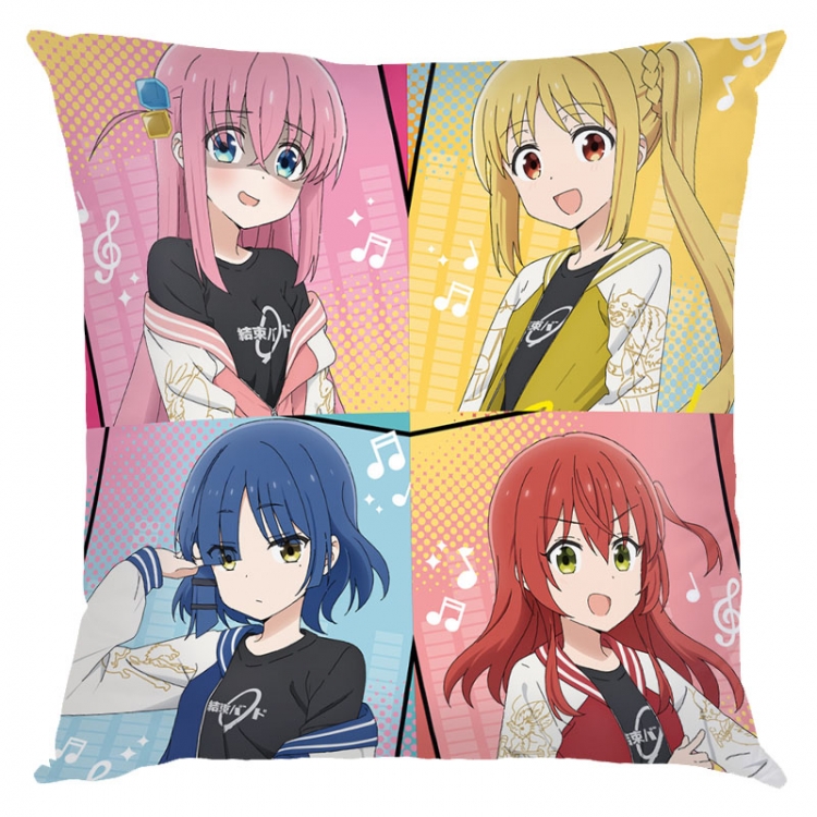 Lonely Rock Anime square full-color pillow cushion 45X45CM NO FILLING  G5-36