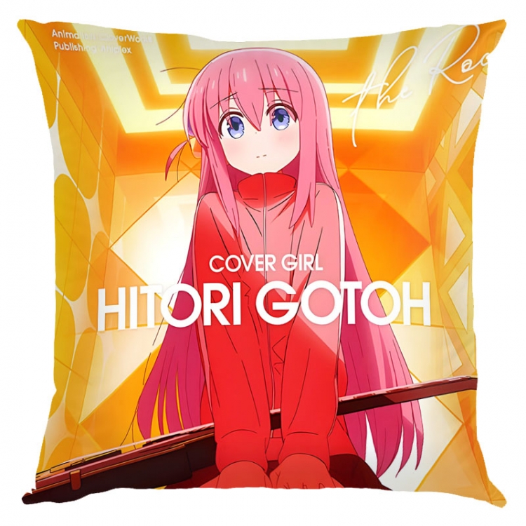 Lonely Rock Anime square full-color pillow cushion 45X45CM NO FILLING  G5-40