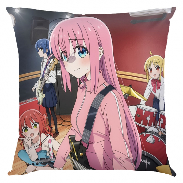 Lonely Rock Anime square full-color pillow cushion 45X45CM NO FILLING G5-12