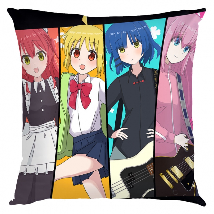 Lonely Rock Anime square full-color pillow cushion 45X45CM NO FILLING G5-18