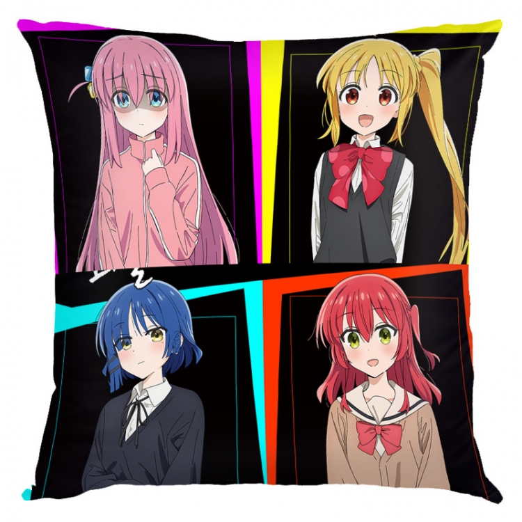 Lonely Rock Anime square full-color pillow cushion 45X45CM NO FILLING  G5-33