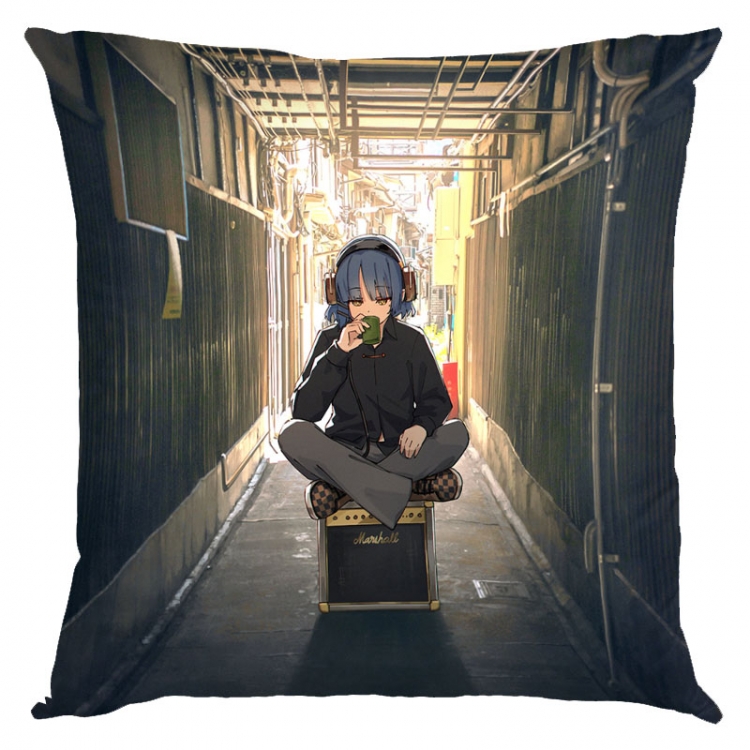 Lonely Rock Anime square full-color pillow cushion 45X45CM NO FILLING  G5-80