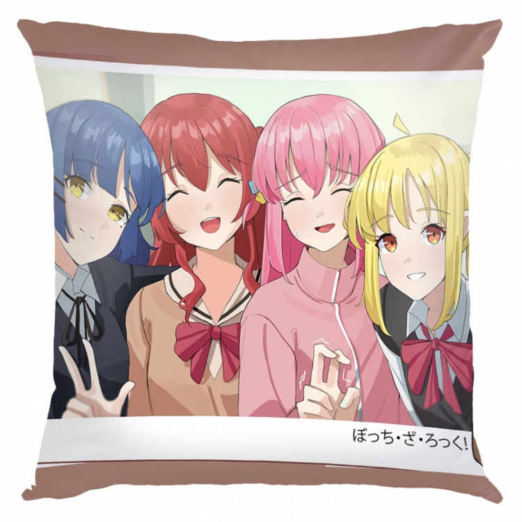 Lonely Rock Anime square full-color pillow cushion 45X45CM NO FILLING G5-42