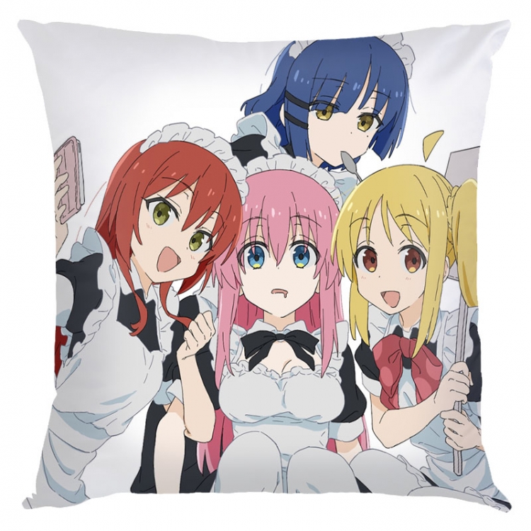 Lonely Rock Anime square full-color pillow cushion 45X45CM NO FILLING G5-9