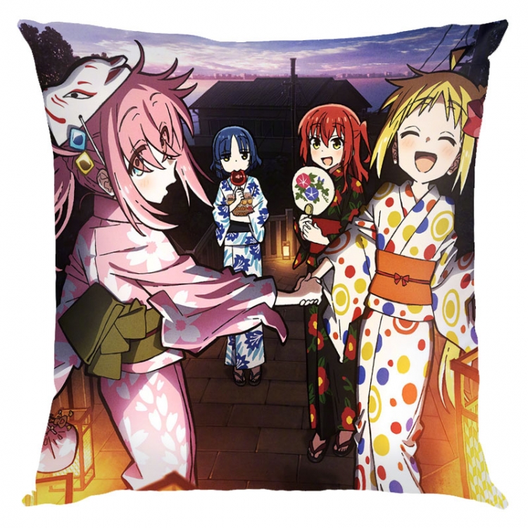 Lonely Rock Anime square full-color pillow cushion 45X45CM NO FILLING  G5-6