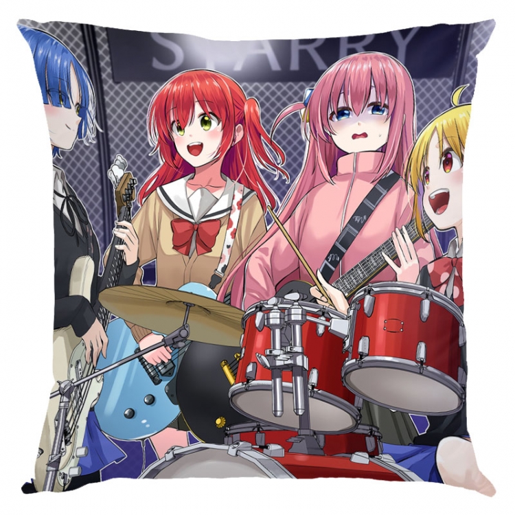 Lonely Rock Anime square full-color pillow cushion 45X45CM NO FILLING G5-14