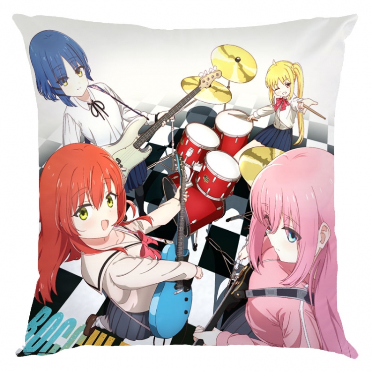 Lonely Rock Anime square full-color pillow cushion 45X45CM NO FILLING  G5-1