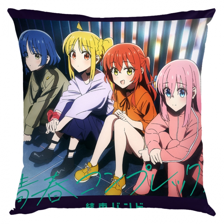 Lonely Rock Anime square full-color pillow cushion 45X45CM NO FILLING  G5-2