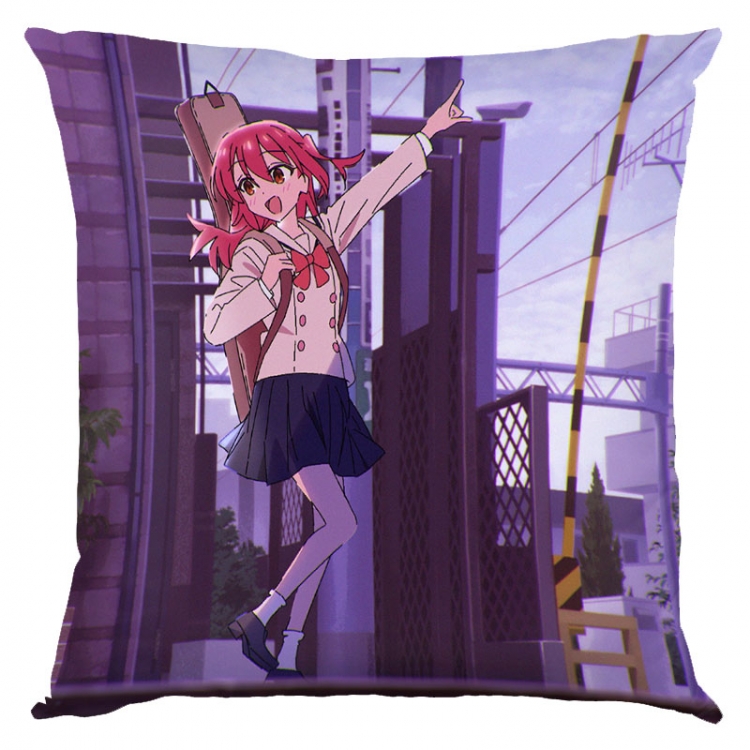 Lonely Rock Anime square full-color pillow cushion 45X45CM NO FILLING  G5-49