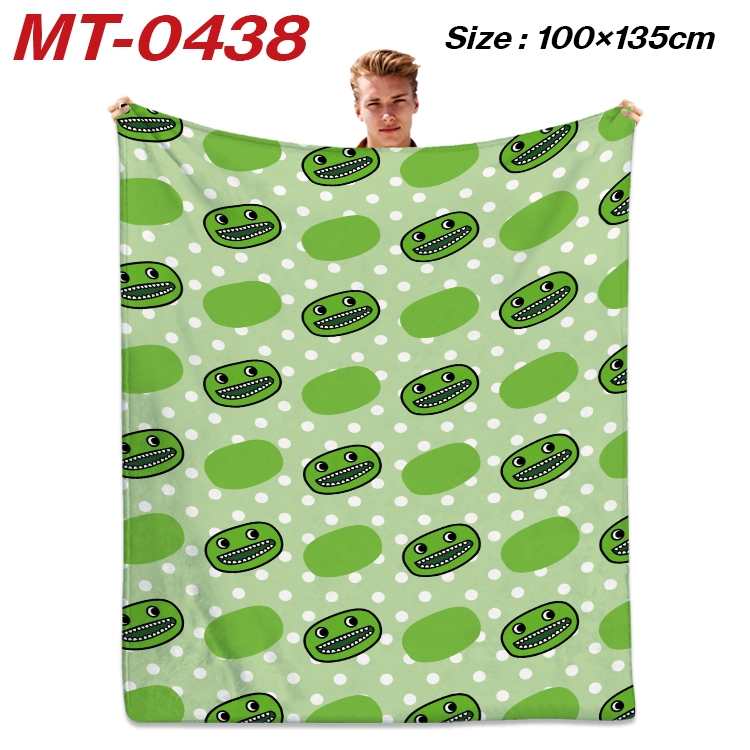 Garten of Banban Anime flannel blanket air conditioner quilt double-sided printing  100x135cm MT-0438