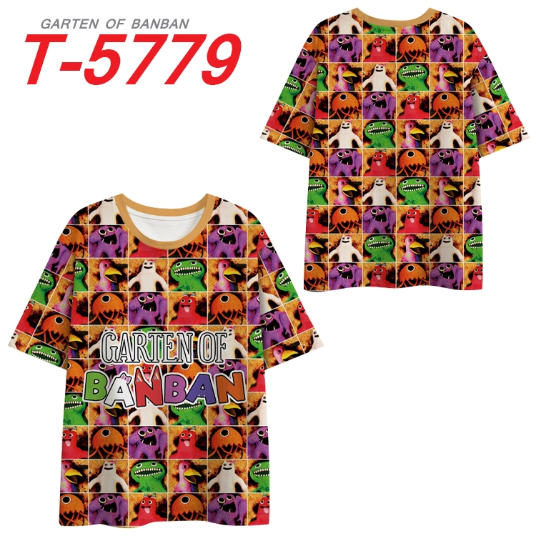 Garten of Banban Anime Full Color Milk Silk Short Sleeve T-Shirt from S to 6XL T-5779