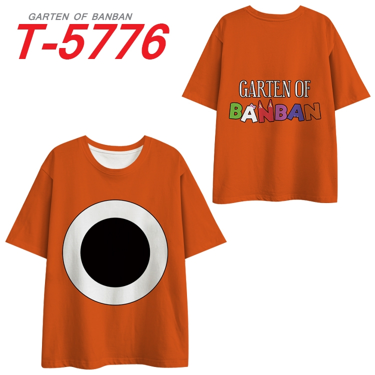 Garten of Banban Anime Full Color Milk Silk Short Sleeve T-Shirt from S to 6XL T-5776