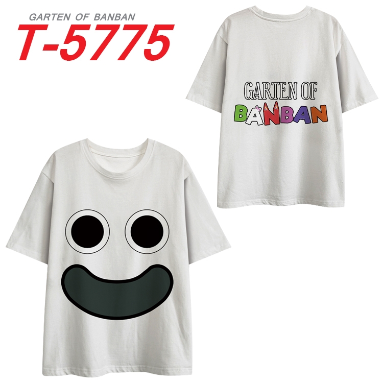 Garten of Banban Anime Full Color Milk Silk Short Sleeve T-Shirt from S to 6XL T-5775