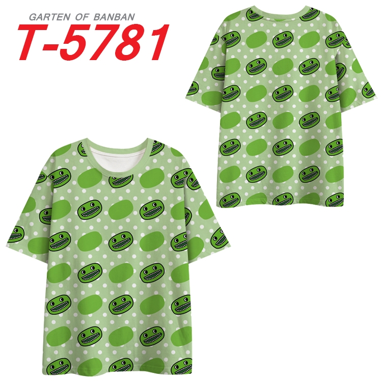 Garten of Banban Anime Full Color Milk Silk Short Sleeve T-Shirt from S to 6XL  T-5781
