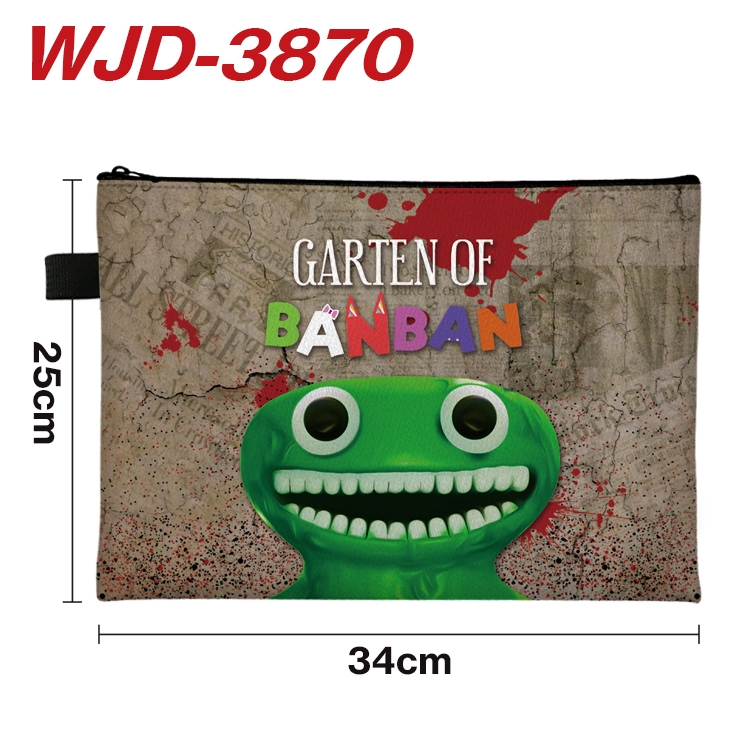 Garten of Banban Anime Full Color A4 Document Bag 34x25cm  WJD-3870