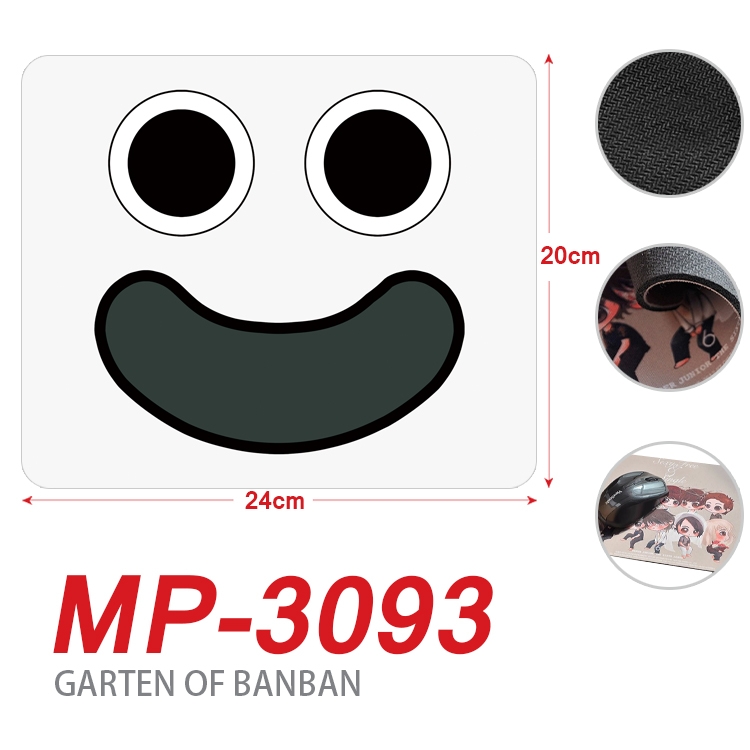 Garten of Banban Anime Full Color Printing Mouse Pad Unlocked 20X24cm price for 5 pcs MP-3093