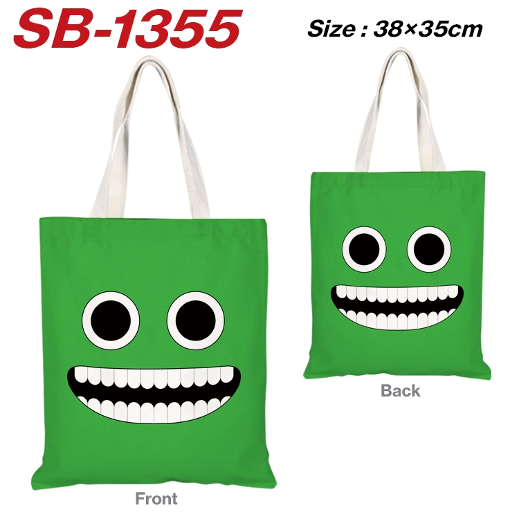 Garten of Banban Anime Canvas Handheld Shoulder Bag Handbag Shopping Bag 38X35CM SB-1355